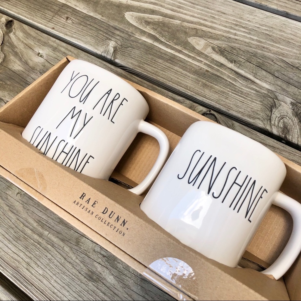 New Rae Dunn Sunshine & You Are My Sunshine Mugs - Picture 3 of 4